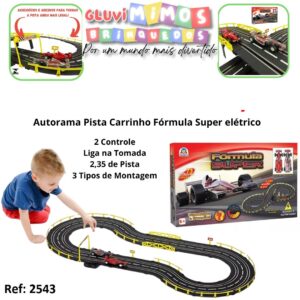Autorama Pista Carrinho Fórmula Super elétrico