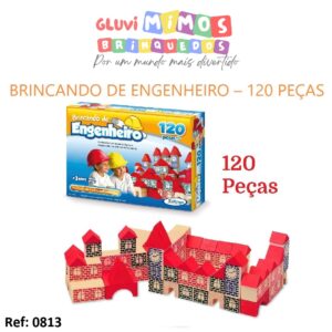 BRINCANDO DE ENGENHEIRO - 120 PEÇAS - XALINGO