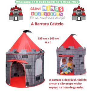 Barraca Castelo Torre Infantil - DM TOYS