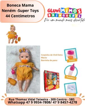 Boneca Mama Neném -Super Toys 44 Centímetros