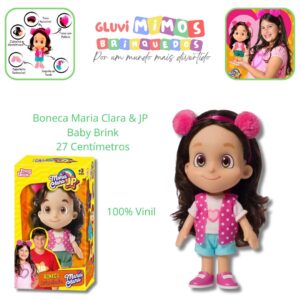 Boneca Maria Clara & JP - Baby Brink 27 Centímetros