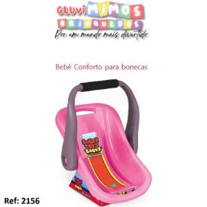 Brinquedo Bebê Conforto Rosa - Super Toys