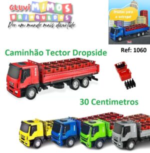 Caminhão Tector Dropside Iveco Usual - Cores Diversas - 30 Centimetros