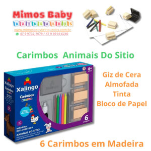 Carimbos Educativos Animais Do Sitio - Xalingo