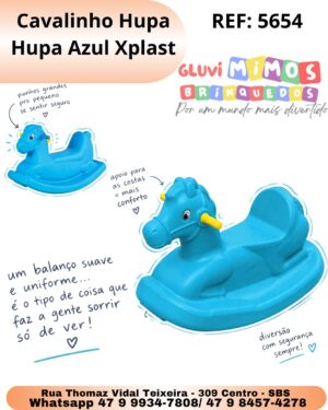 Cavalinho Hupa Hupa Azul Xplast