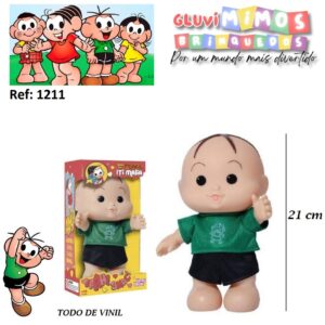 Boneco Cebolinha - Turma Da Mônica Iti Malia - Baby Brink 21 Centimetros