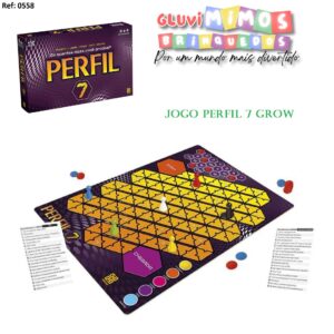 JOGO DE TABULEIRO MESA PERFIL 7 ORIGINAL GROW