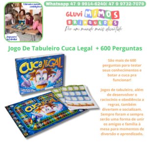 Melhor Jogo Em Família - Tabuleiro Cuca Legal Pais & Filhos
