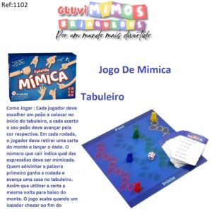 Jogo De Tabuleiro Fazendo Mimica Coluna Multicor