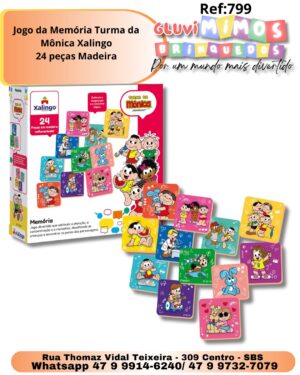 Jogo da Memória Turma da Mônica Xalingo