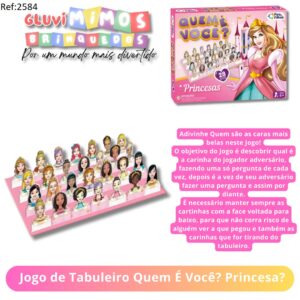 Jogo Quem é Você Princesas? - Pais e Filhos