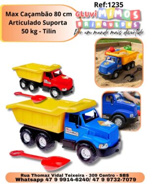 Max Caçambão 80 cm  Articulado Suporta 50 kg - Tilin