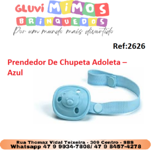 Prendedor De Chupeta Adoleta - Azul
