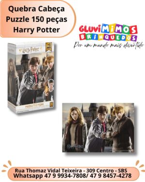 Quebra Cabeça Puzzle 150 peças Harry Potter