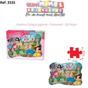 Quebra Cabeça gigante - Princesas - 28 Peças - Pais & Filhos