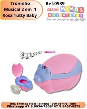 Troninho Infantil Musical Redutor De Assento  - Tutti Baby