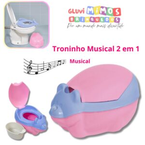 Troninho Infantil Musical Redutor De Assento  - Tutti Baby