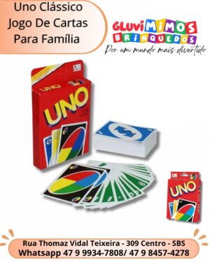 Uno Clássico Jogo De Cartas Para Família