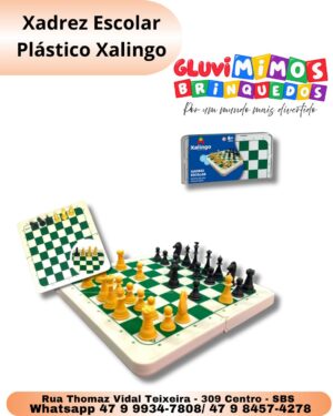 Xadrez Escolar Plástico Xalingo
