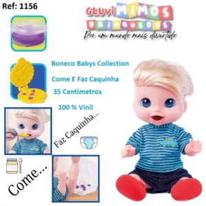 Boneco come e faz caquinha - Supertoys 35 Centimetros