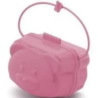 Porta Chupeta Urso Adoleta - Rosa