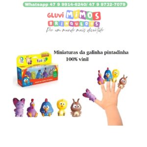Miniaturas Da Galinha Pintadinha Dedoche - Cardoso Toys