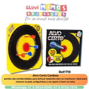 Alvo certo Com 4 Dardos