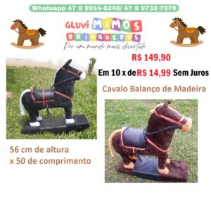 Cavalinho de Madeira - Balanço