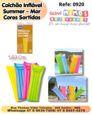 Colchão Inflável Summer - Mor - Cores Sortidas