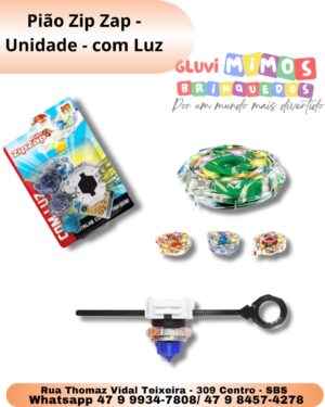 Pião Zip Zap - Unidade - com Luz