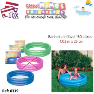 Piscina Inflável Mor Redonda 130 Litros - Sortidos