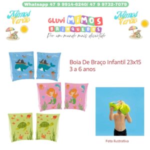 Bóia Braço Mor 23 X 15 Cm - Cores sortidas