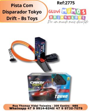 Pista Com Disparador Tokyo Drift - Bs Toys