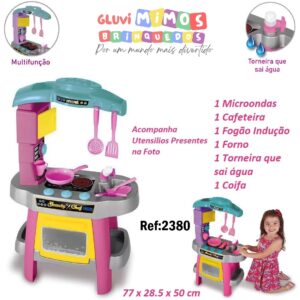 Cozinha Infantil Maral Beauty Chef Rosa