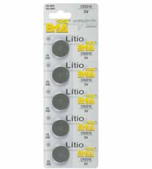 Pilha Bateria Litio 3v Cr2016 Br55