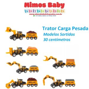Trator Carga Pesada Pica Pau Modelos Sortidos 30 centímetros