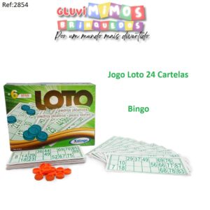 Bingo  Infantil 24 Cartelas - Xalingo