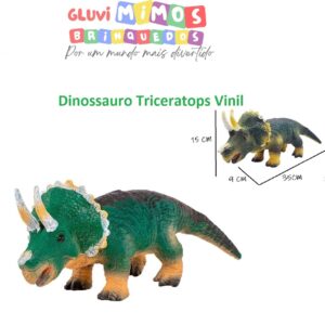 Dinossauro Triceratops Vinil