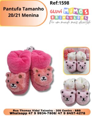 Pantufa Tamanho 20/21 Menina