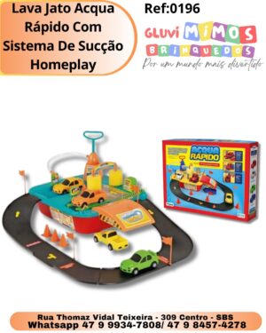 Lava Jato Acqua Rápido Com Sistema De Sucção Homeplay