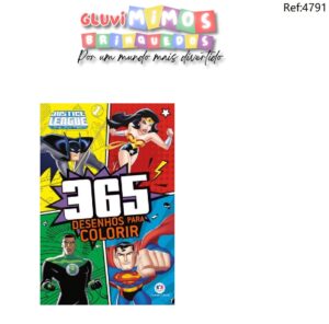 Liga da Justiça - 365 Desenhos para colorir