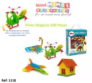 Pinos Mágicos Com 500 Peças Original Elka - Peças pequenas