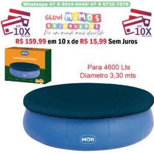 Capa Para Piscina Inflável Redonda 4600 Litros Mor