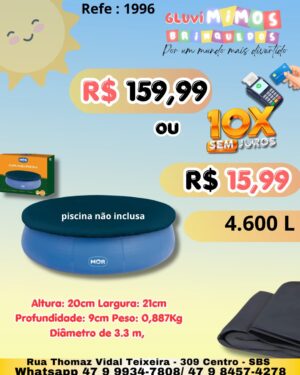 Capa Para Piscina Inflável Redonda 4600 Litros Mor