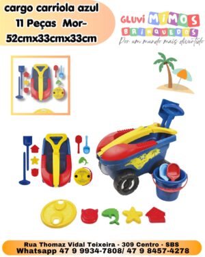 Cargo Com Acessórios 11 Peças  Mor- 52cmx33cmx33cm