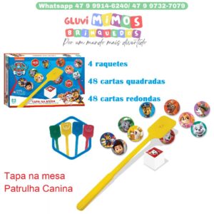 Jogo Tapa Na Mesa Patrulha Canina Nig