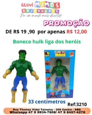 Boneco Hulk Incrível Algazarra - 33 Centímetros - Promoção