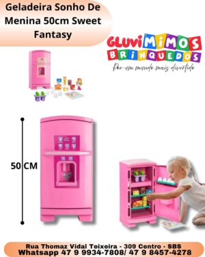Geladeira Sonho De Menina 50cm Sweet Fantasy