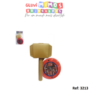 MARTELO GUERREIRO COM ESCUDO  (ALGAZARRA)