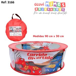 Piscina De Bolinhas Corrida Infantil Divertida Meninos - DM TOYS